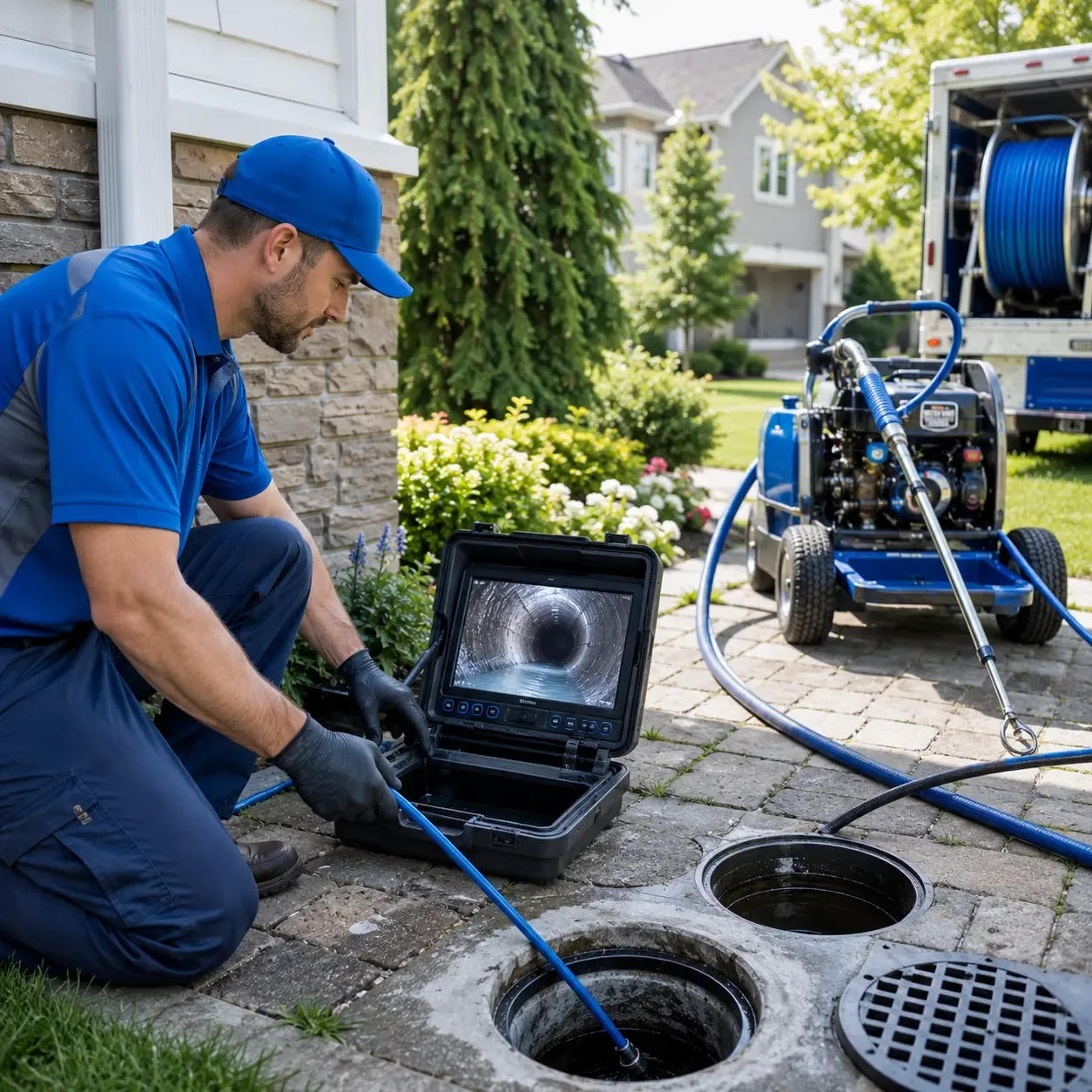 Outdoor drain cleaning professionals serving Guthrie Center, IA